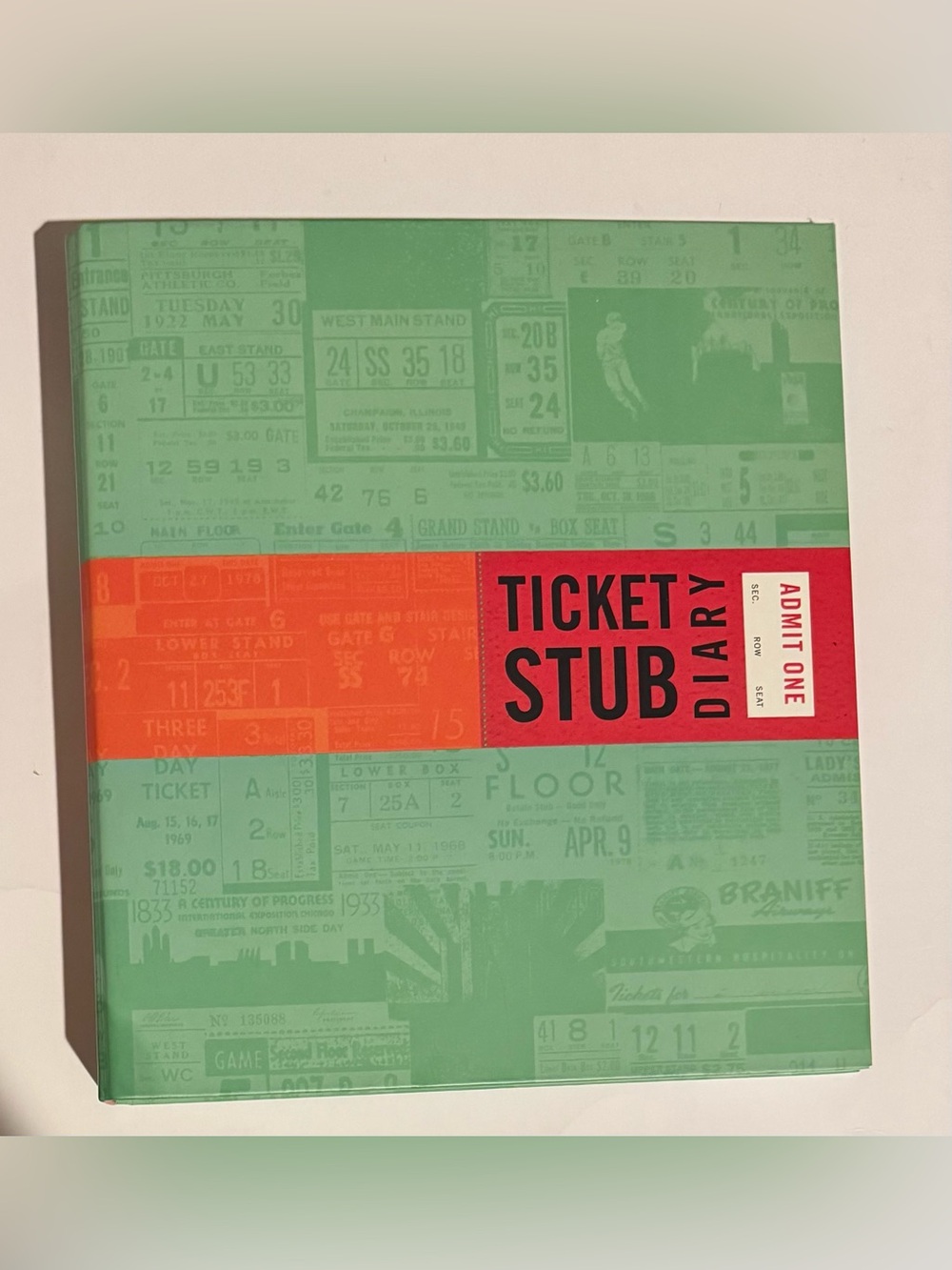 Ticket Stub Diary Book